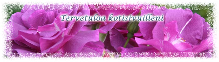 Tervetuloa kotisivuilleni